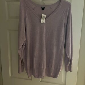 Torrid Lavender V-Neck Top